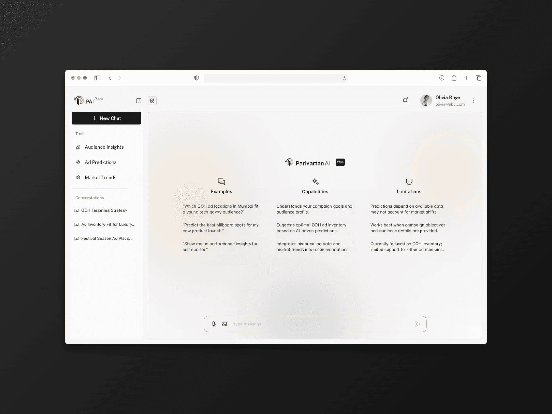 Planning with AI Solution